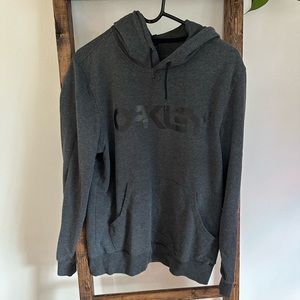 Men’s Oakley Hoodie, Dark Gray - Size M